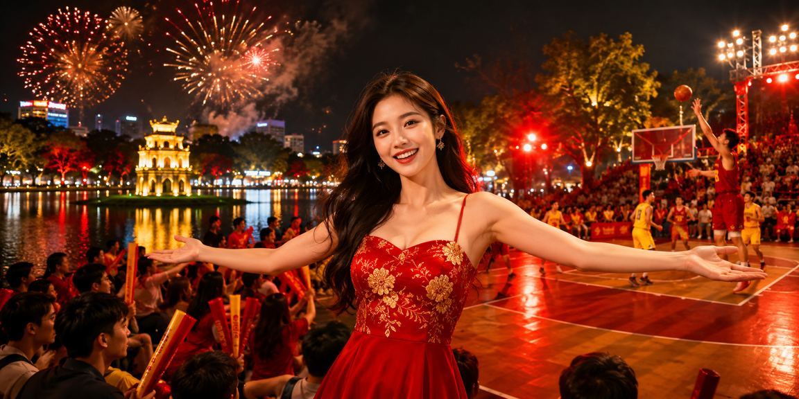 Lễ hội cá cược bóng rổ tại Hà Nội